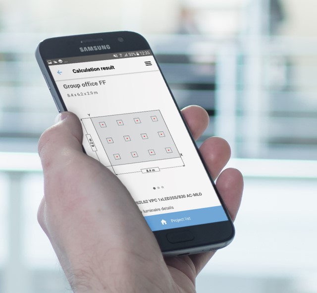 DIALux Mobile disponible en téléchargement