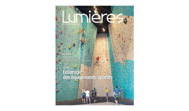 Lumières N°28 OCTOBRE 2019 – Dossier : équipements sportifs – Entretien avec Xavier Bancquart