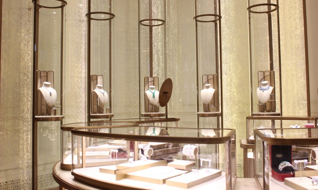 Écrin de lumière pour Cartier, Bond Street, Londres