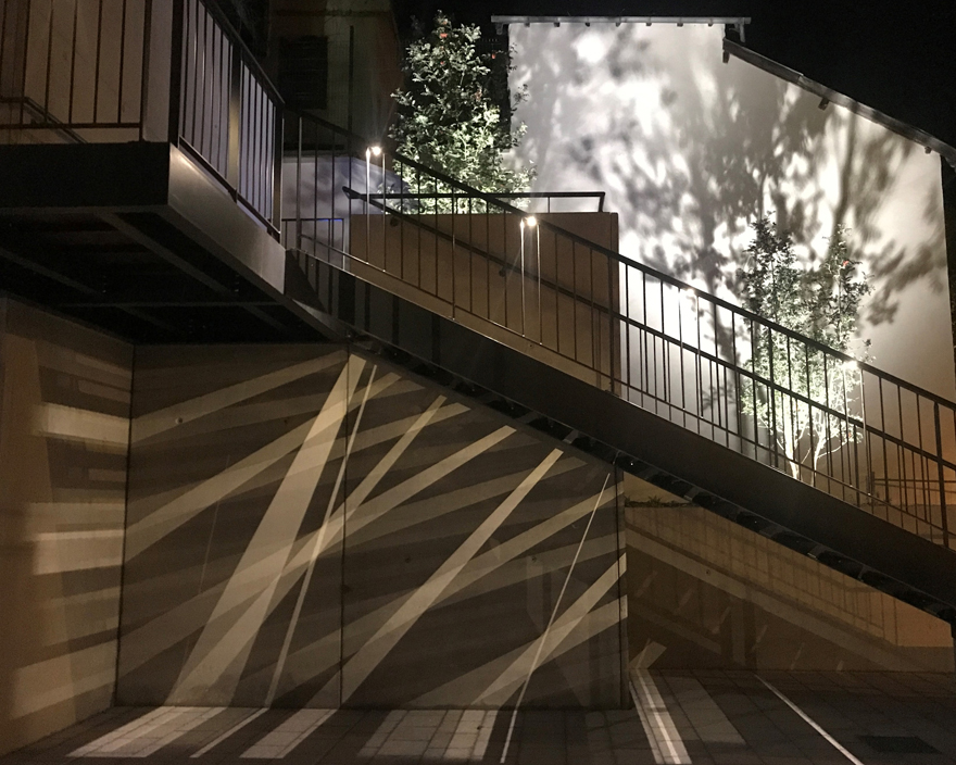 Urbanistes-Paysagistes-Architectes : agence Dessein de Ville <br>Concepteur lumière : Quartiers Lumières <br>© Quartiers Lumières