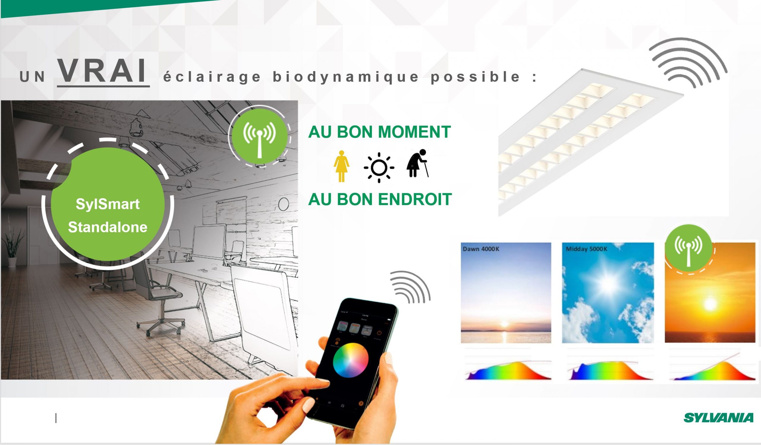 HCL : Sylvania combine nouveau spectre lumineux et gestion intelligente