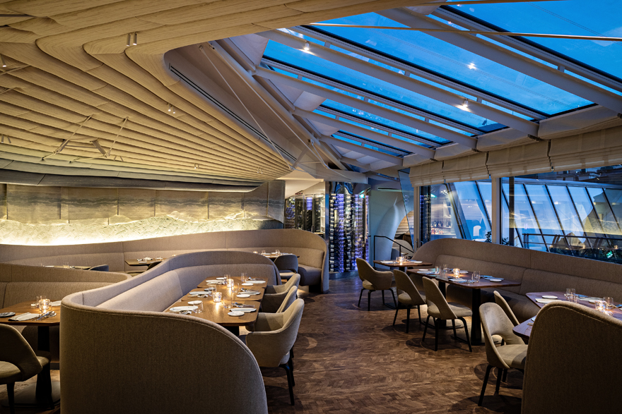 Restaurant 39V, Paris : une gestion de l’éclairage sur mesure