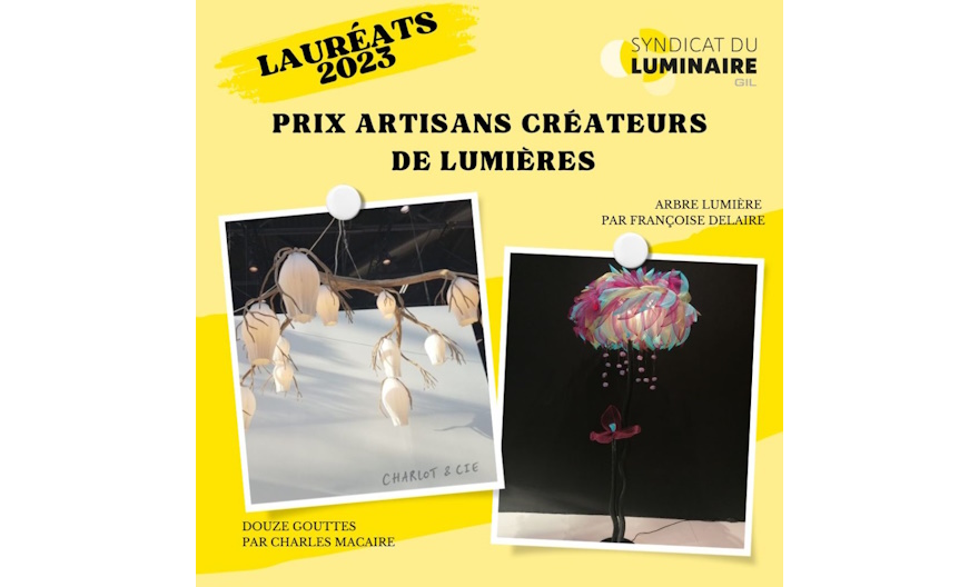 Prix Artisan Créateur de Lumière 2023