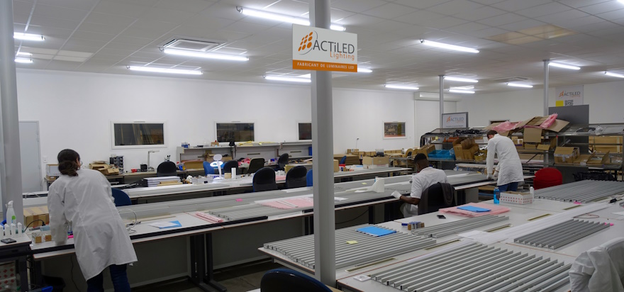 ACTiLED Lighting, de la carte led au luminaire