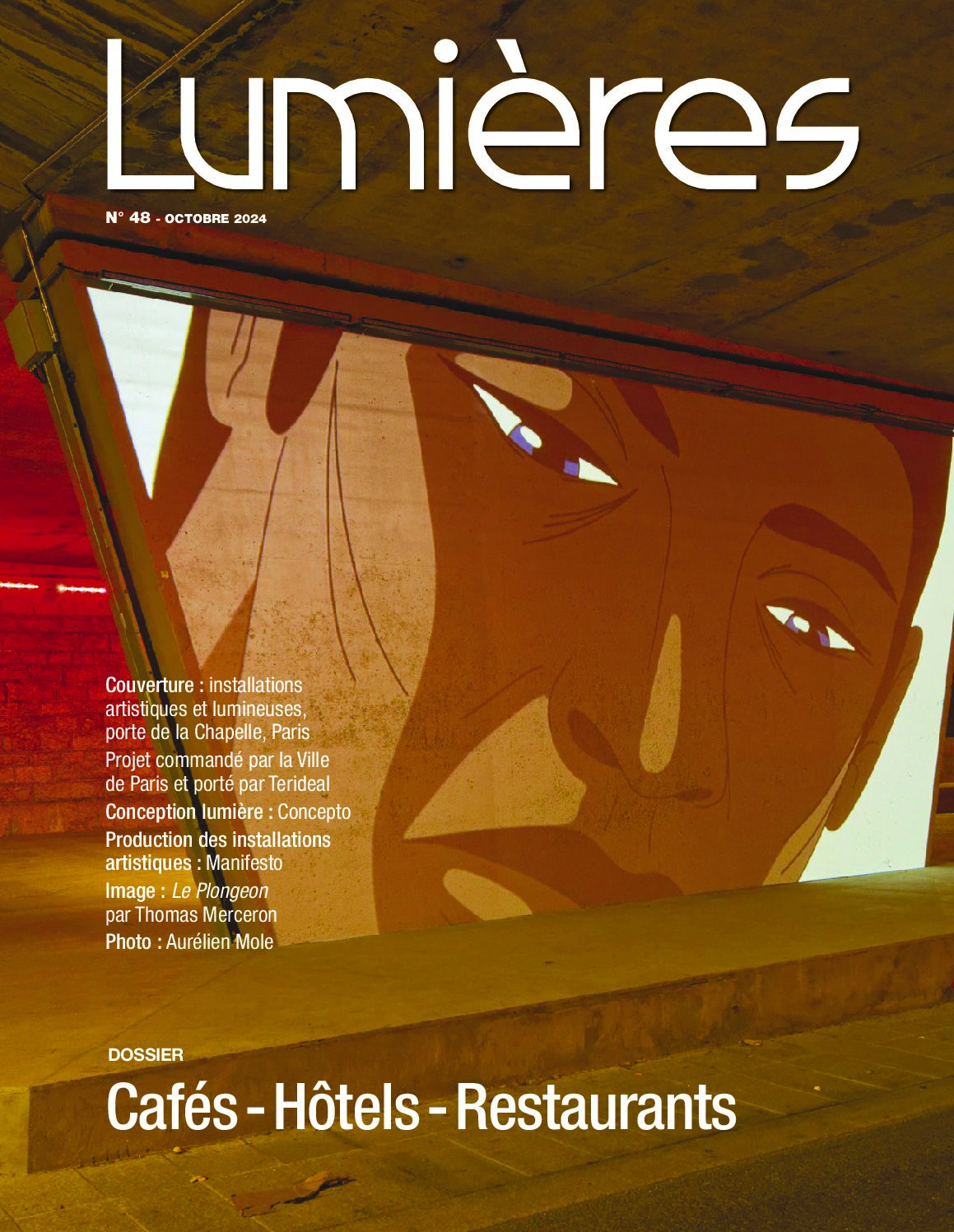 Lumières N°48. Dossier : Hôtels – Cafés – Restaurants