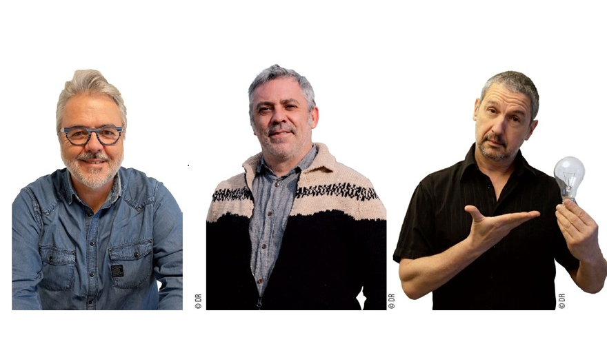 Ghislain Luneau, Luc Moneger et Lionel Bessières échangent sur le lien entre lumière et territoires